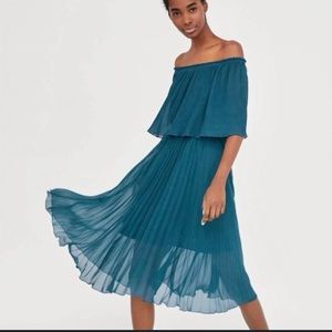 Mmondschein Women's Vintage Off Shoulder Evening Casual Party Chiffon L